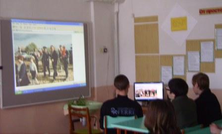 12 апреля ровно  в 11 часов  начался Интернет-урок «Звездный путь Андрияна Николаева»